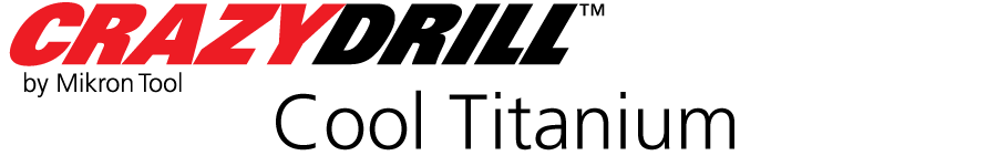 MikronTool Products CrazyDrill Cool Titanium Logo